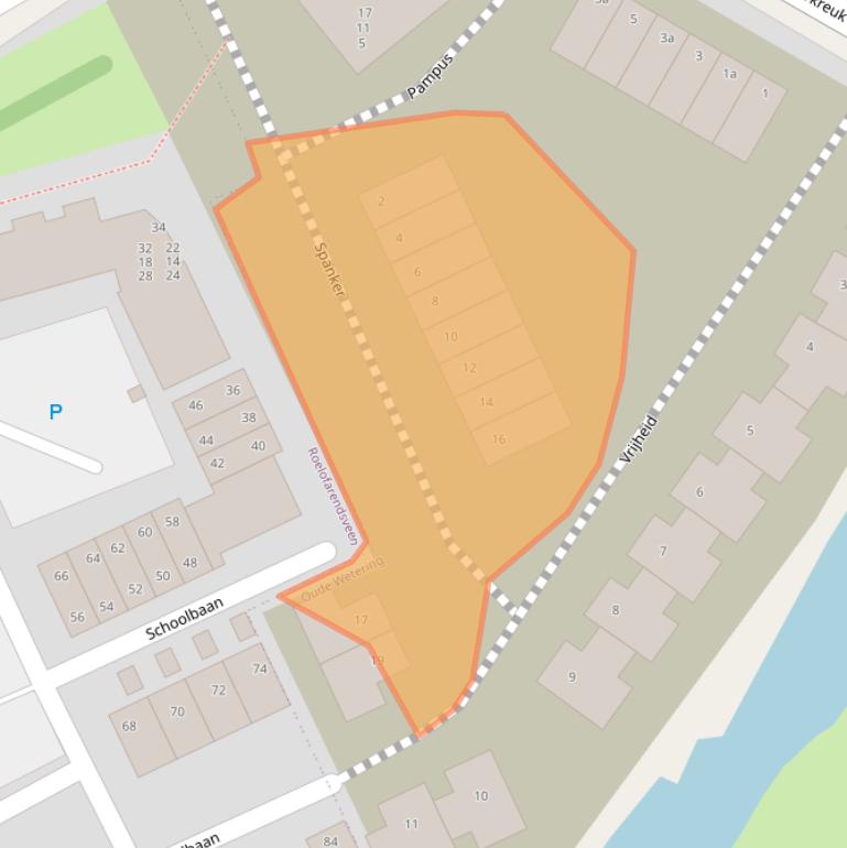 Kaart van postcodegebied 2377VW.