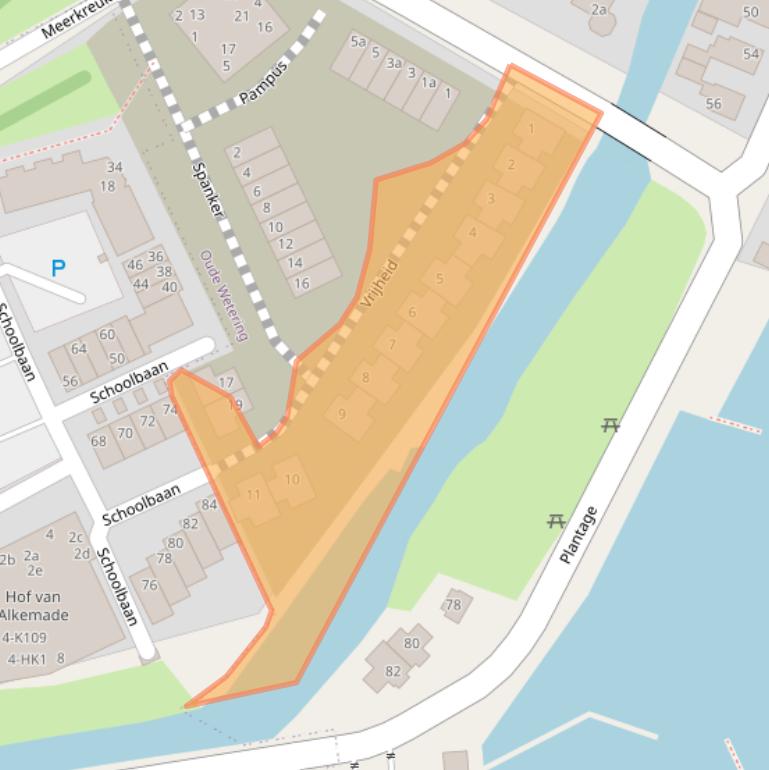 Kaart van postcodegebied 2377VZ.