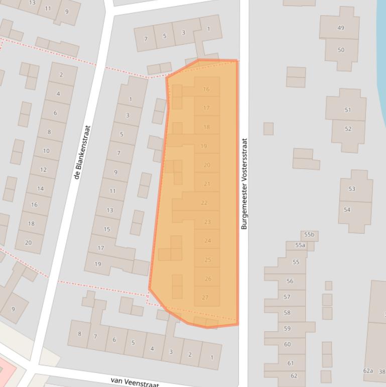 Kaart van postcodegebied 2377XG.