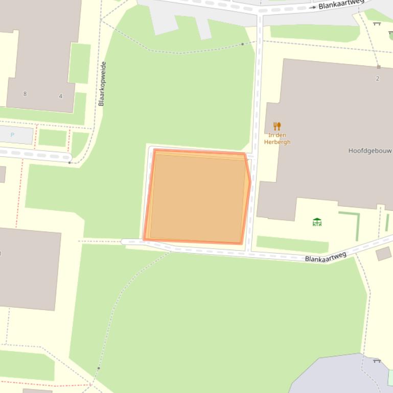 Kaart van postcodegebied 2381CN.