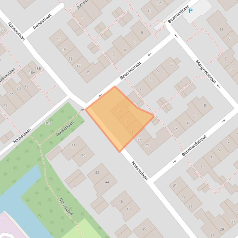 Kaart van postcodegebied 2382GC.