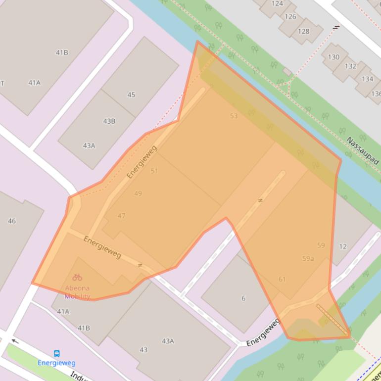 Kaart van postcodegebied 2382ND.