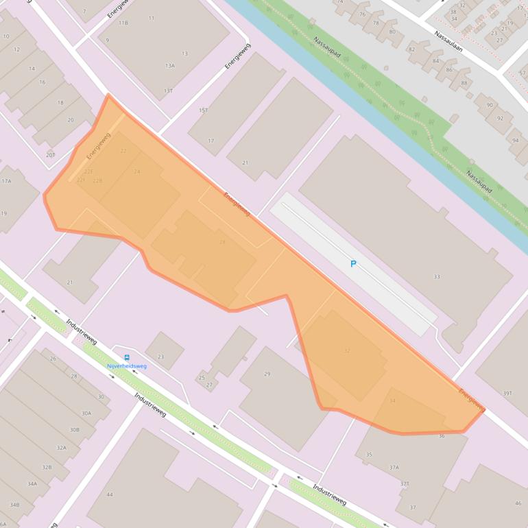 Kaart van postcodegebied 2382NK.