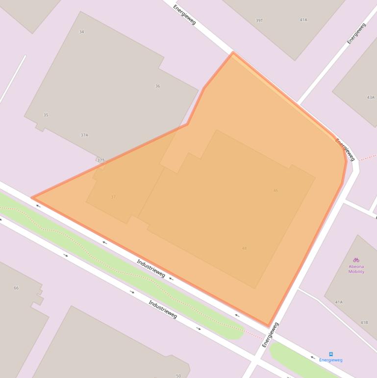 Kaart van postcodegebied 2382NL.