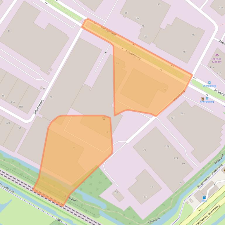 Kaart van postcodegebied 2382NN.