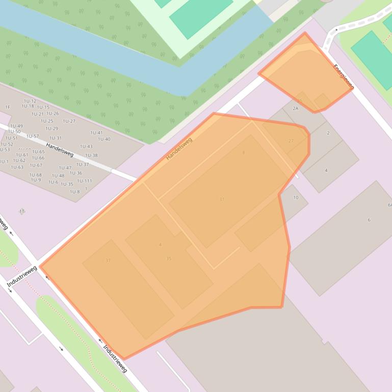 Kaart van postcodegebied 2382PK.