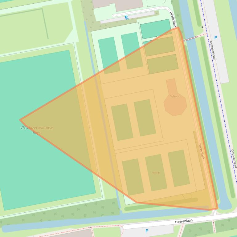 Kaart van postcodegebied 2391DS.