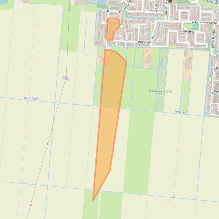 Kaart van postcodegebied 2391HG.