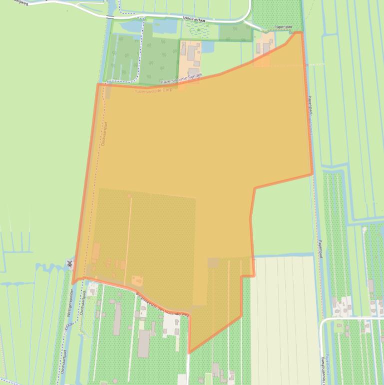 Kaart van postcodegebied 2391MD.