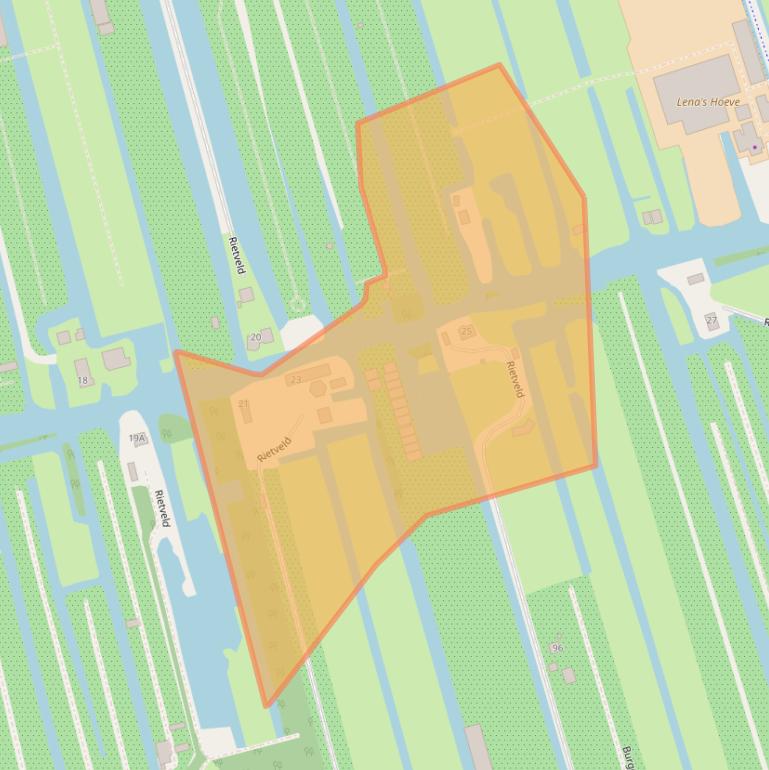 Kaart van postcodegebied 2391NK.