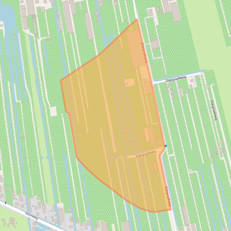 Kaart van postcodegebied 2391NT.