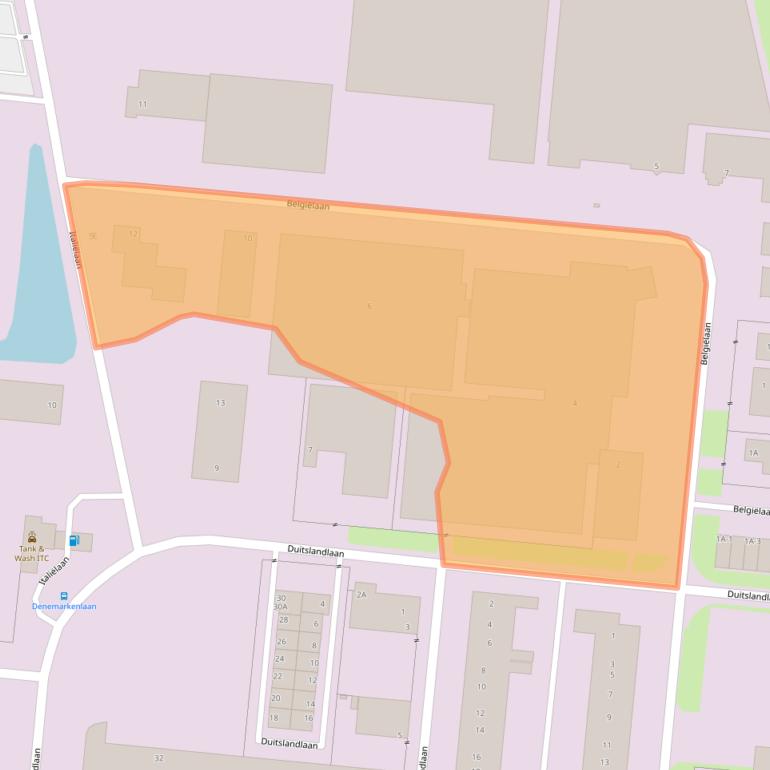 Kaart van postcodegebied 2391PE.