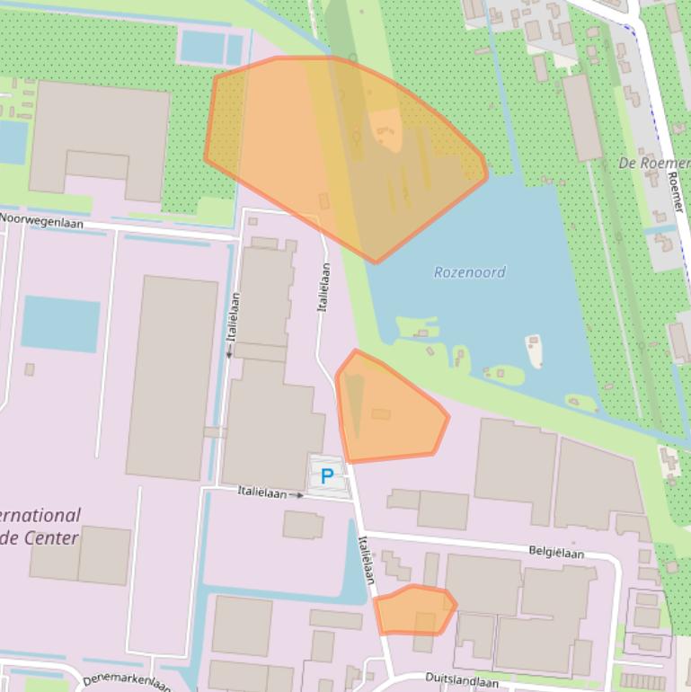 Kaart van postcodegebied 2391PS.