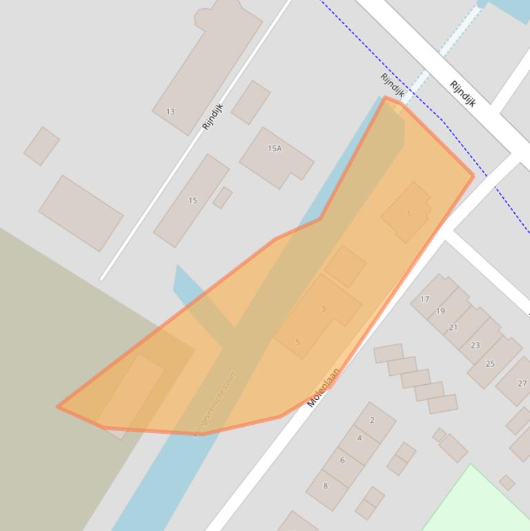 Kaart van postcodegebied 2394AR.