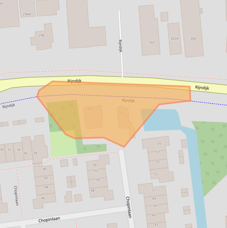 Kaart van postcodegebied 2394CA.