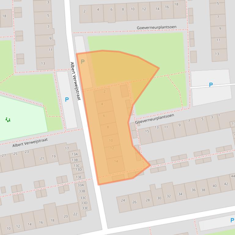 Kaart van postcodegebied 2394TM.