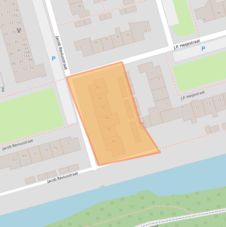 Kaart van postcodegebied 2394VP.