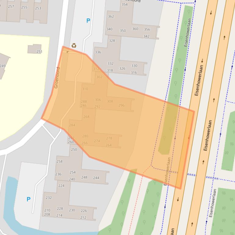 Kaart van postcodegebied 2401AL.