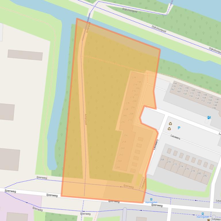 Kaart van postcodegebied 2401BR.