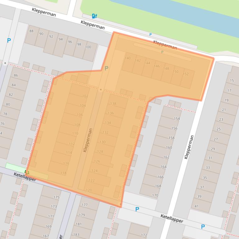 Kaart van postcodegebied 2401GL.