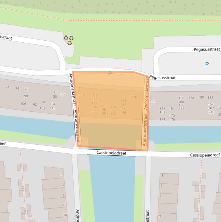 Kaart van postcodegebied 2401HX.