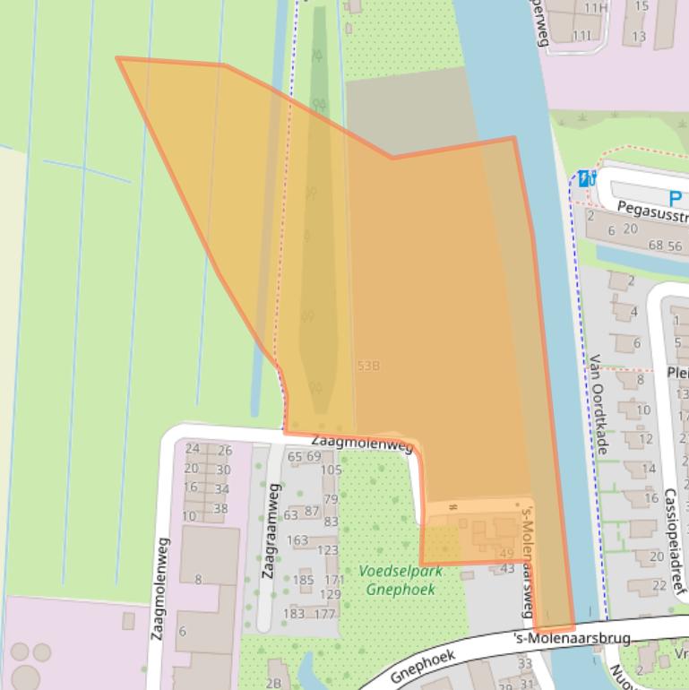 Kaart van postcodegebied 2401LM.