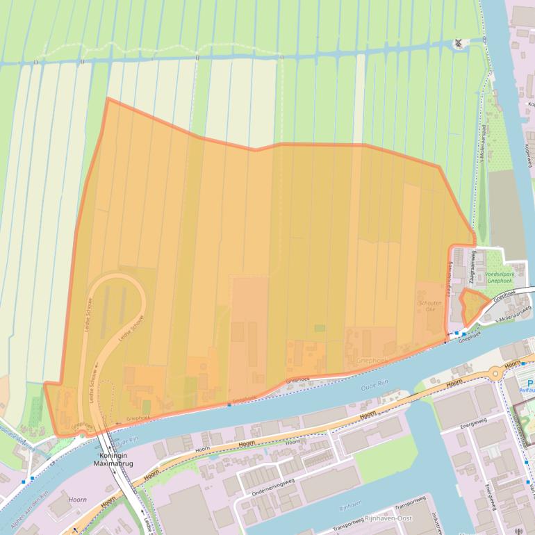 Kaart van postcodegebied 2401LP.