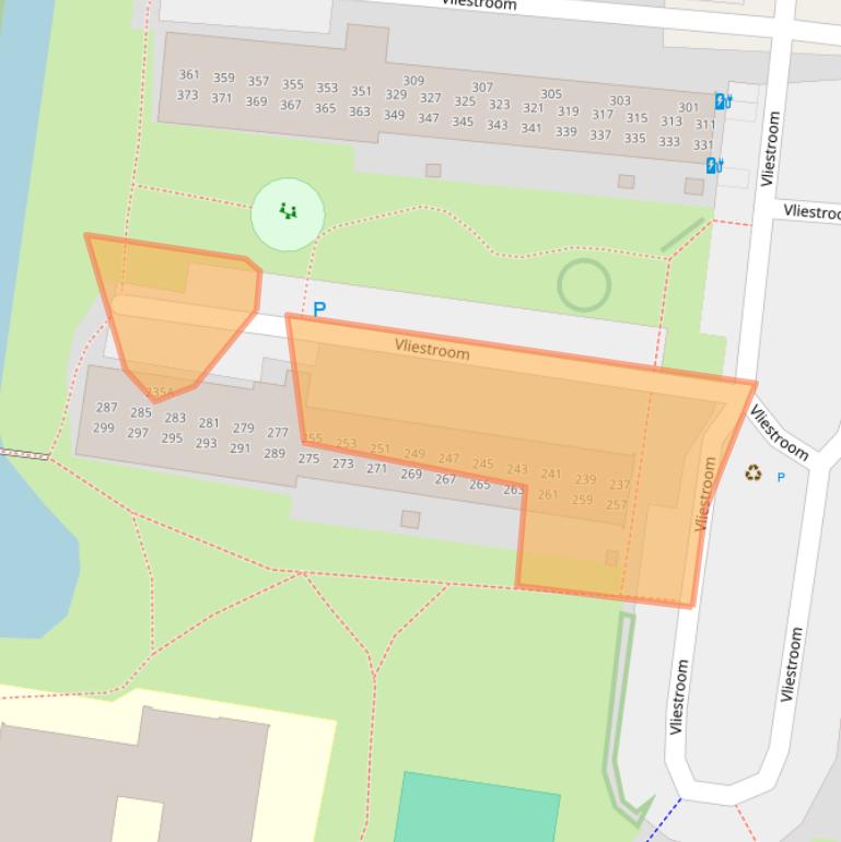 Kaart van postcodegebied 2401VG.