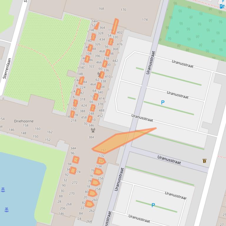 Kaart van postcodegebied 2402AK.