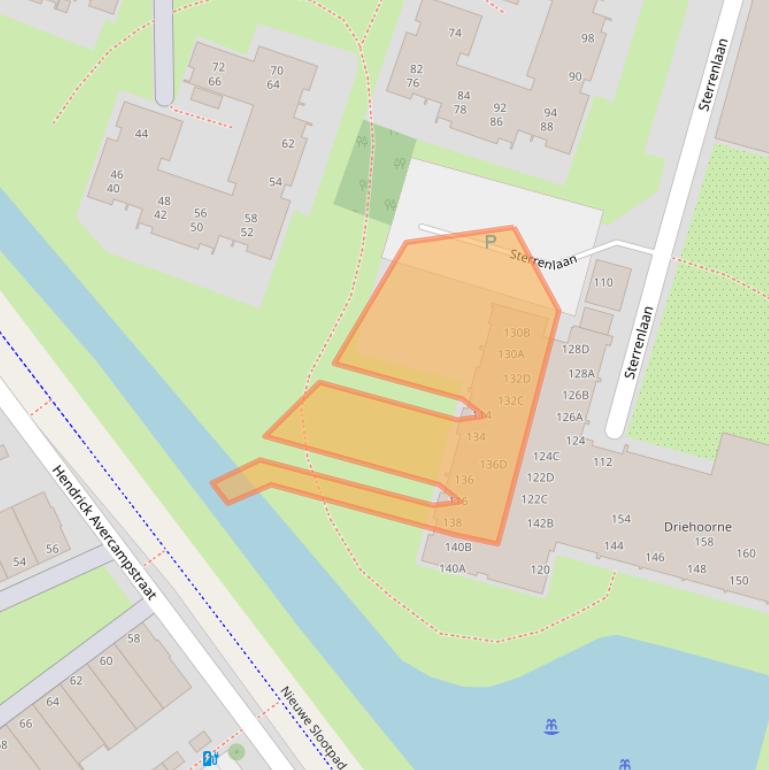 Kaart van postcodegebied 2402BB.