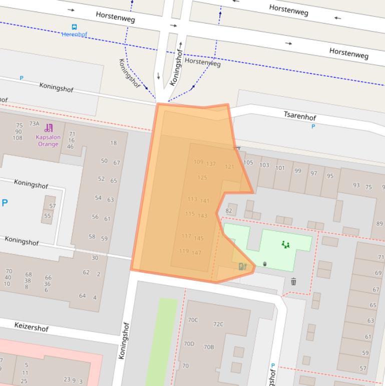 Kaart van postcodegebied 2402DS.