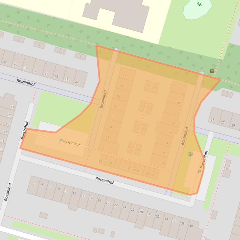 Kaart van postcodegebied 2402EE.