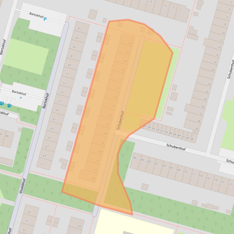 Kaart van postcodegebied 2402GL.