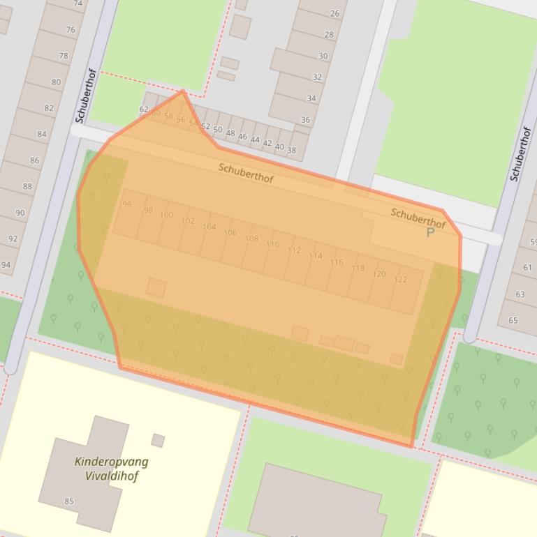 Kaart van postcodegebied 2402GM.