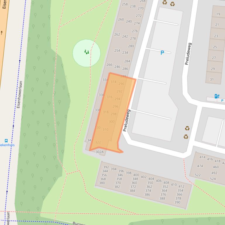 Kaart van postcodegebied 2402HL.