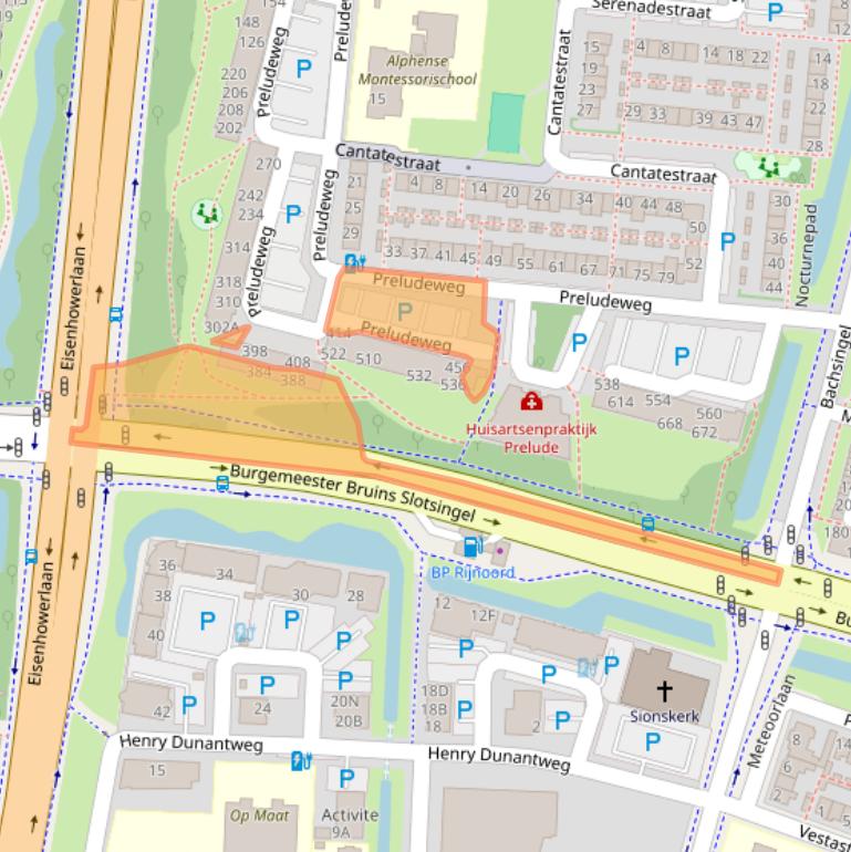 Kaart van postcodegebied 2402HN.