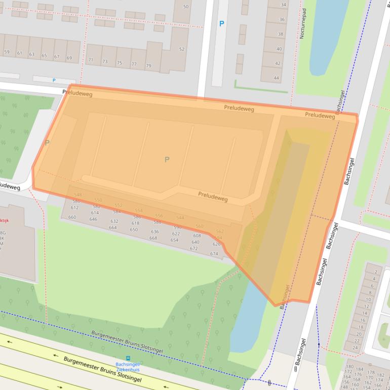 Kaart van postcodegebied 2402HS.