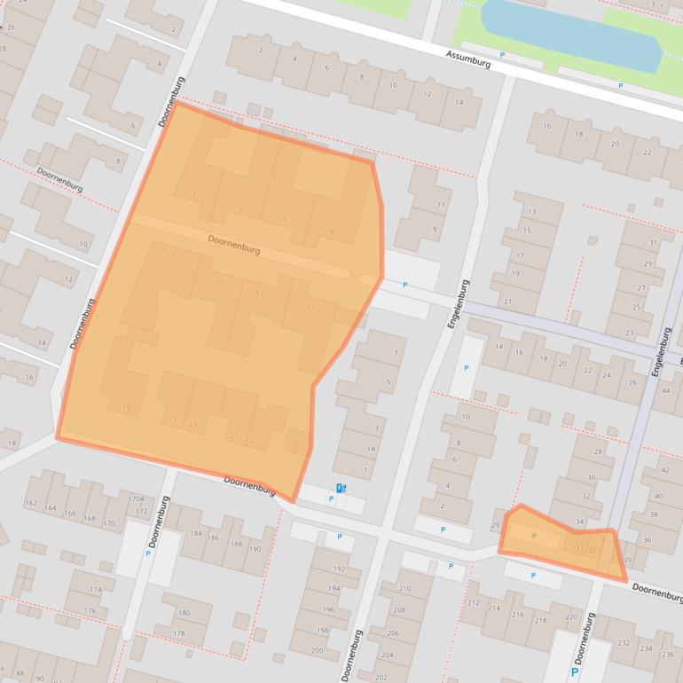 Kaart van postcodegebied 2402KL.