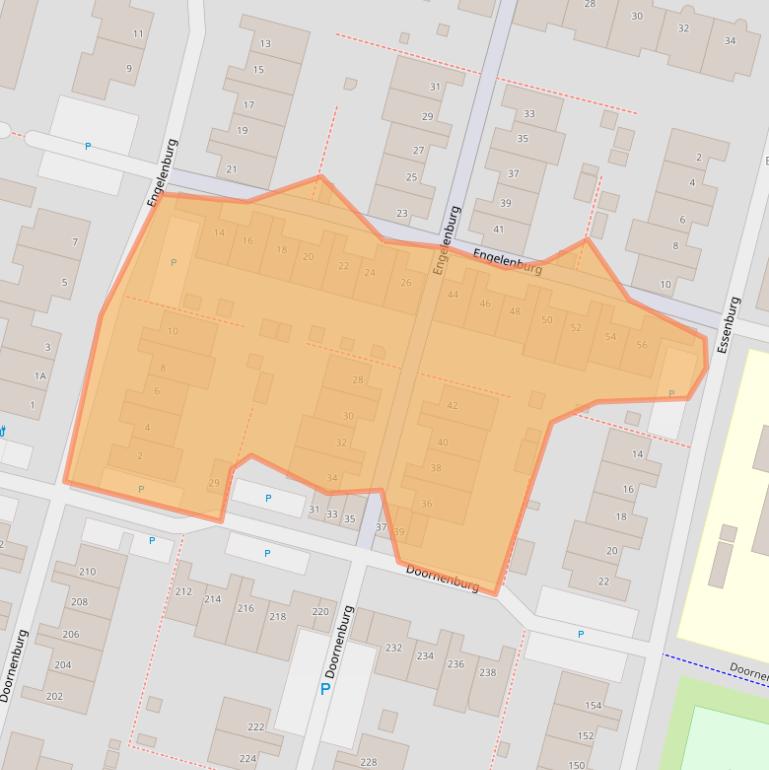 Kaart van postcodegebied 2402KN.
