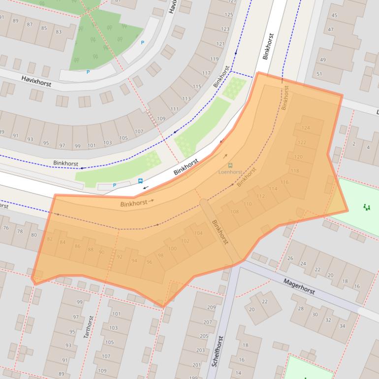 Kaart van postcodegebied 2402MC.
