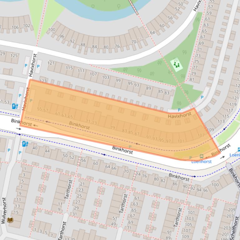 Kaart van postcodegebied 2402ME.