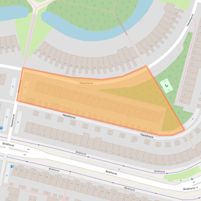 Kaart van postcodegebied 2402MN.