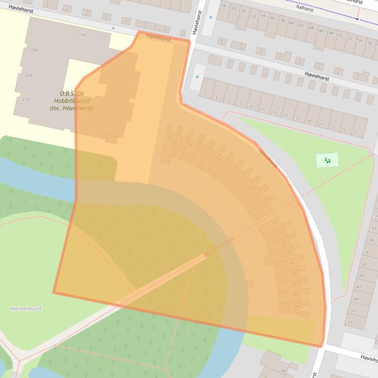 Kaart van postcodegebied 2402MS.