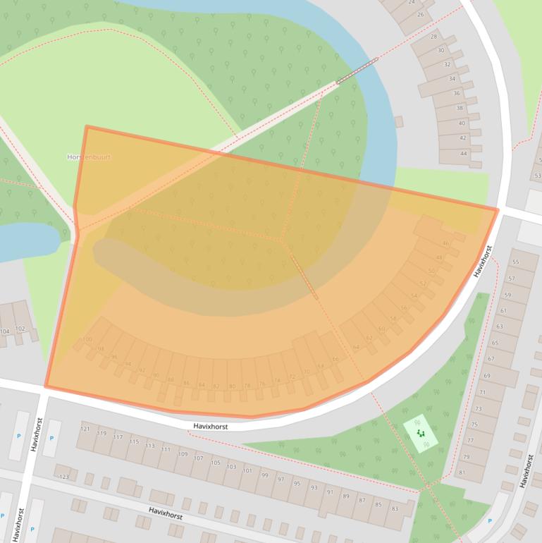 Kaart van postcodegebied 2402MT.