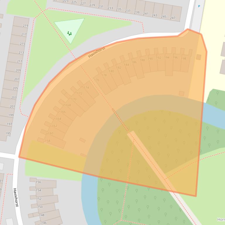 Kaart van postcodegebied 2402MX.