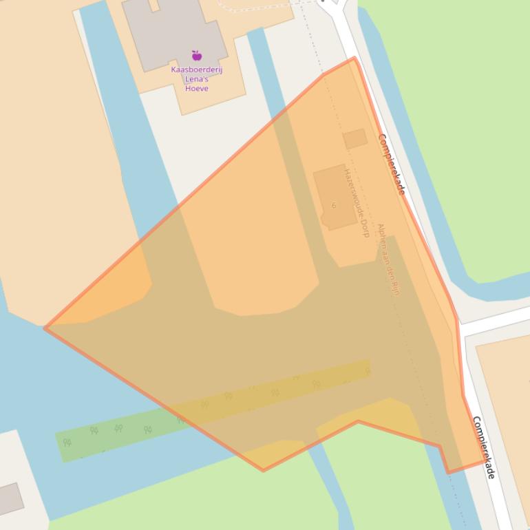 Kaart van postcodegebied 2402NA.