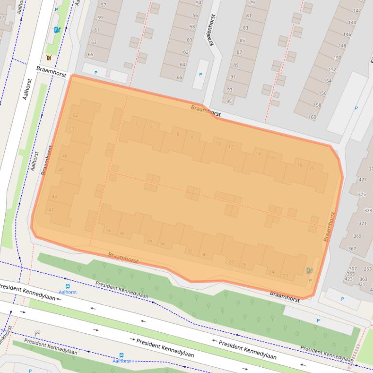 Kaart van postcodegebied 2402PV.