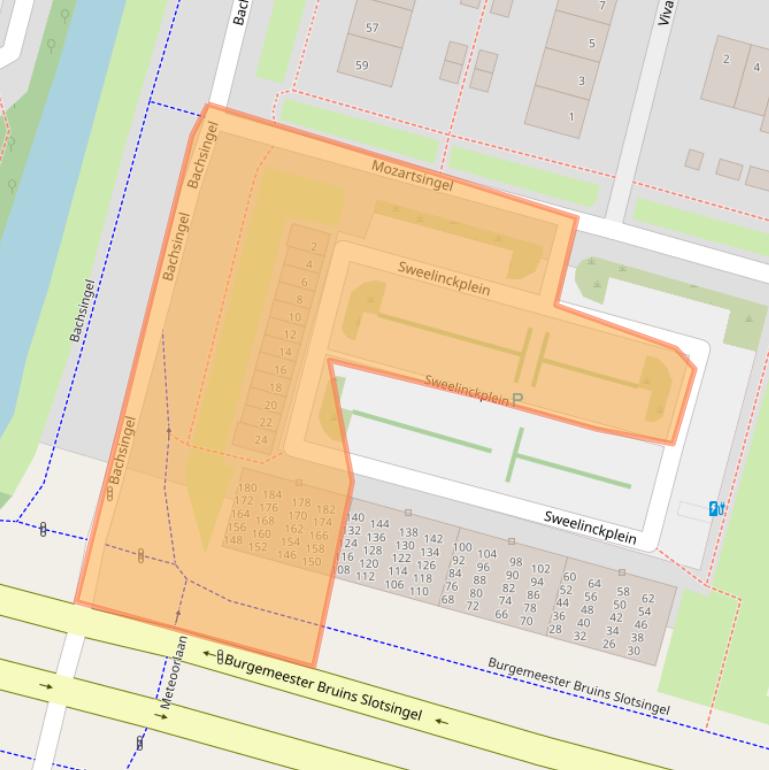 Kaart van postcodegebied 2402VH.
