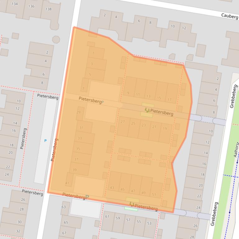 Kaart van postcodegebied 2402ZG.