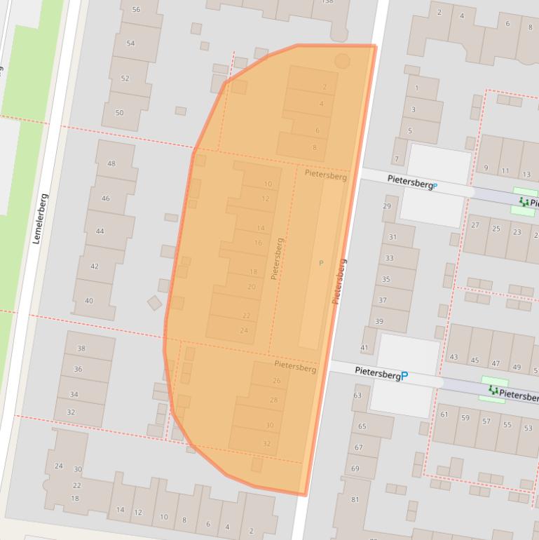 Kaart van postcodegebied 2402ZJ.